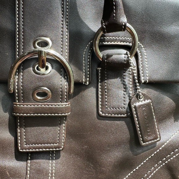 Coach Brown Leather Women’s Bag - Picture 5 of 8